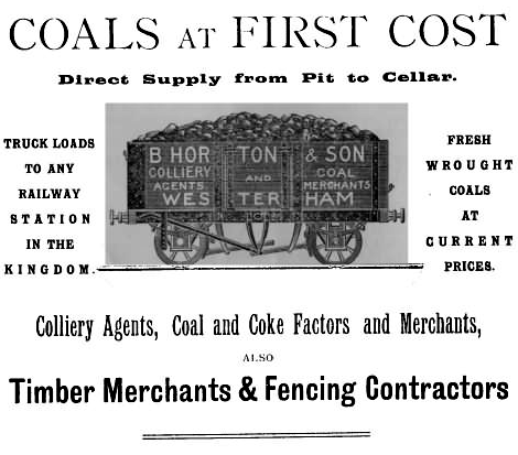 Coal Advertisement from Hookers Almanack