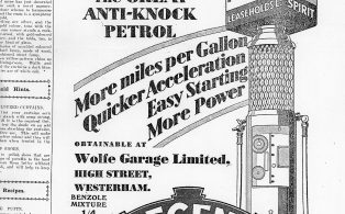 1931 Regent Motor Spirit advertisement