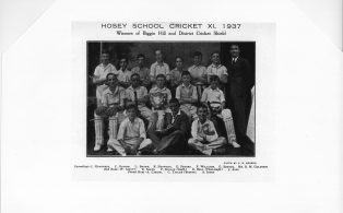 Hosey School cricket team 1937
