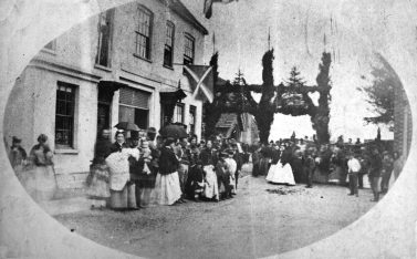 Warde O'Brien wedding 1879 at the Church Gate