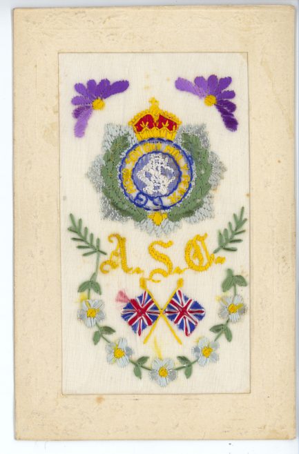 Souvenir Silk Woven Card France