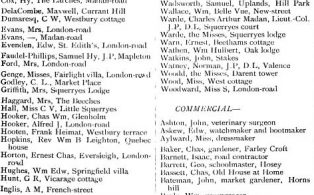 Hookers Almanack Directory 1903  3