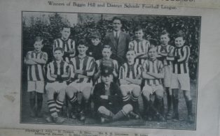Hosey School football team 1935 - 6   named members