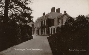 Squerryes Court from the north carriageway