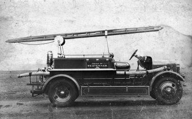 Fire Brigade new Merryweather Fire Engine 1930