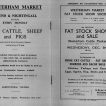 Fat Stock Show Catalogue 1954