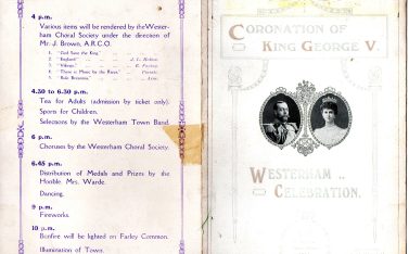 Coronation Celebrations for King George V